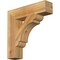 Ekena Millwork Olympic Block Rough Sawn Bracket, Western Red Cedar, 4"W x 18"D x 18"H BKT04X18X18OLY05RWR - alternate 1